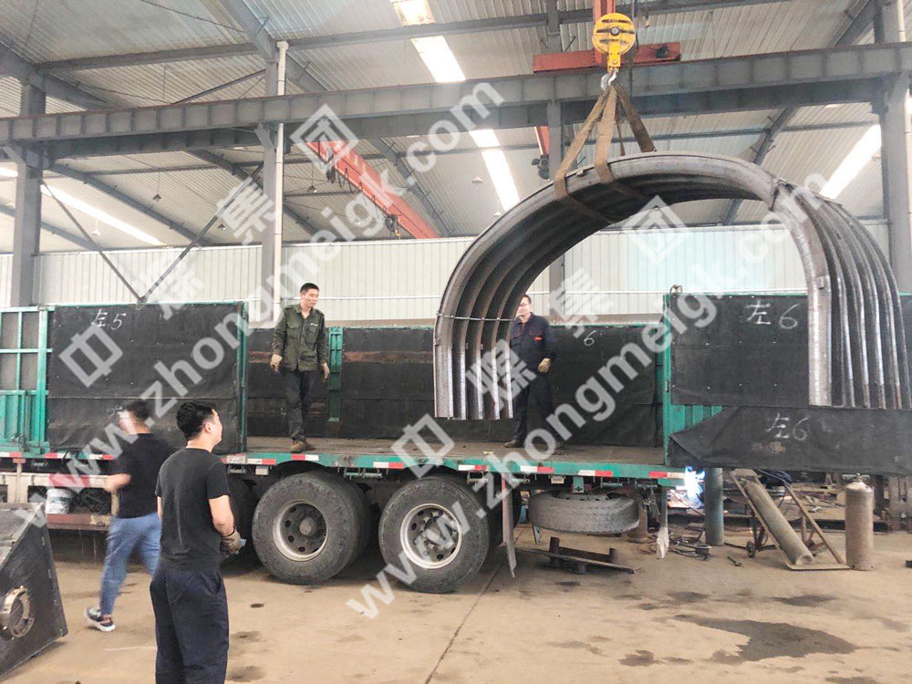 中煤集团一批新型U型钢支架分别发往黑龙江和青海